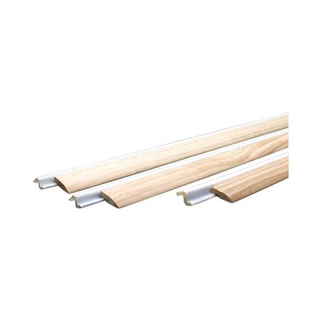 TOWER SEALANTS M-D Brown/White Foam/Wood Weatherstrip For Door Jambs 36 and 84 in. L X 1/2 in. 87981